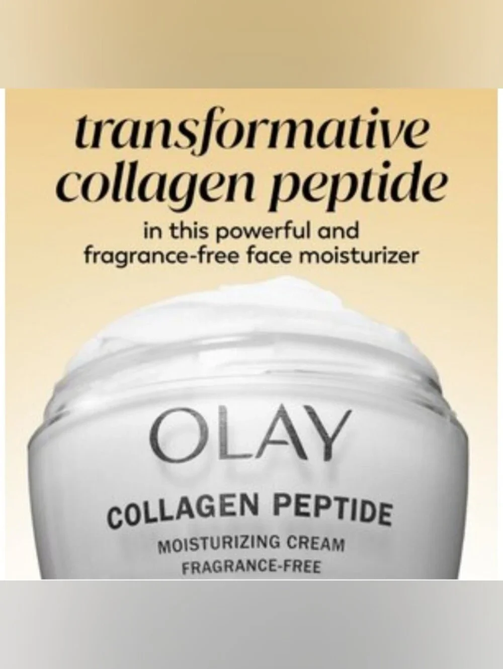 NWT Olay Regenerist Collagen Peptide 24 Face Moisturizer 1.7 OZ 48 G